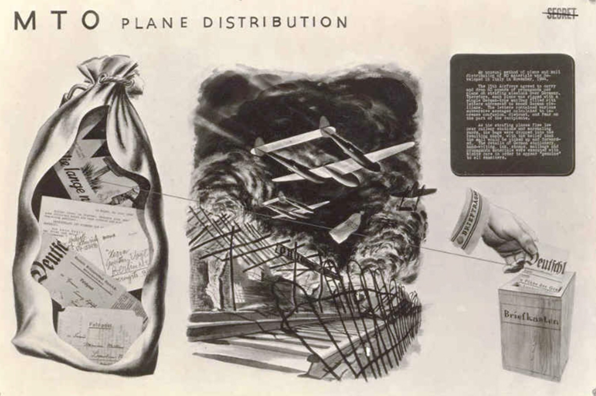 A wartime OSS depiction of Operation Cornflake